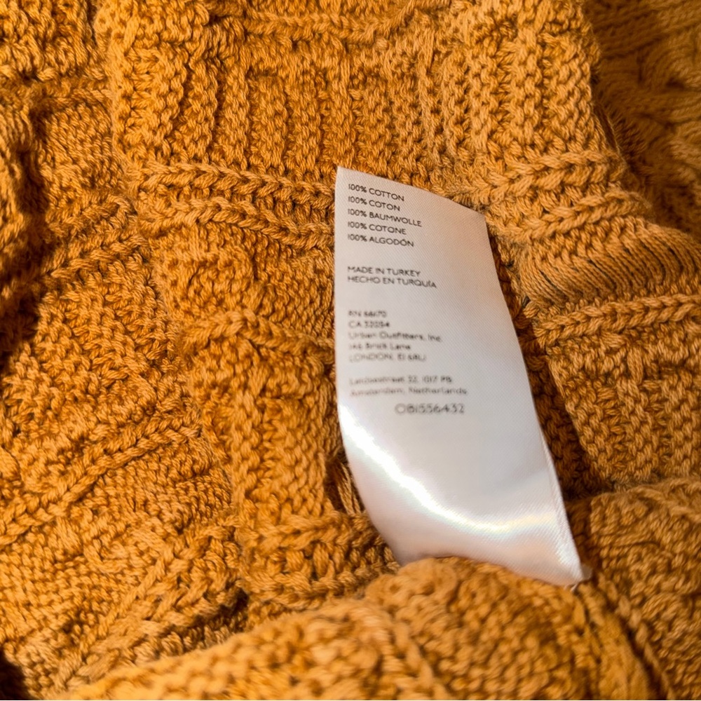 Free People Cable Knit Butterscotch Skirt - Picture 3 of 10
